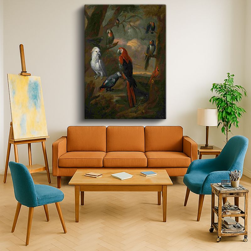 Ressam Kanvas Tablo 214